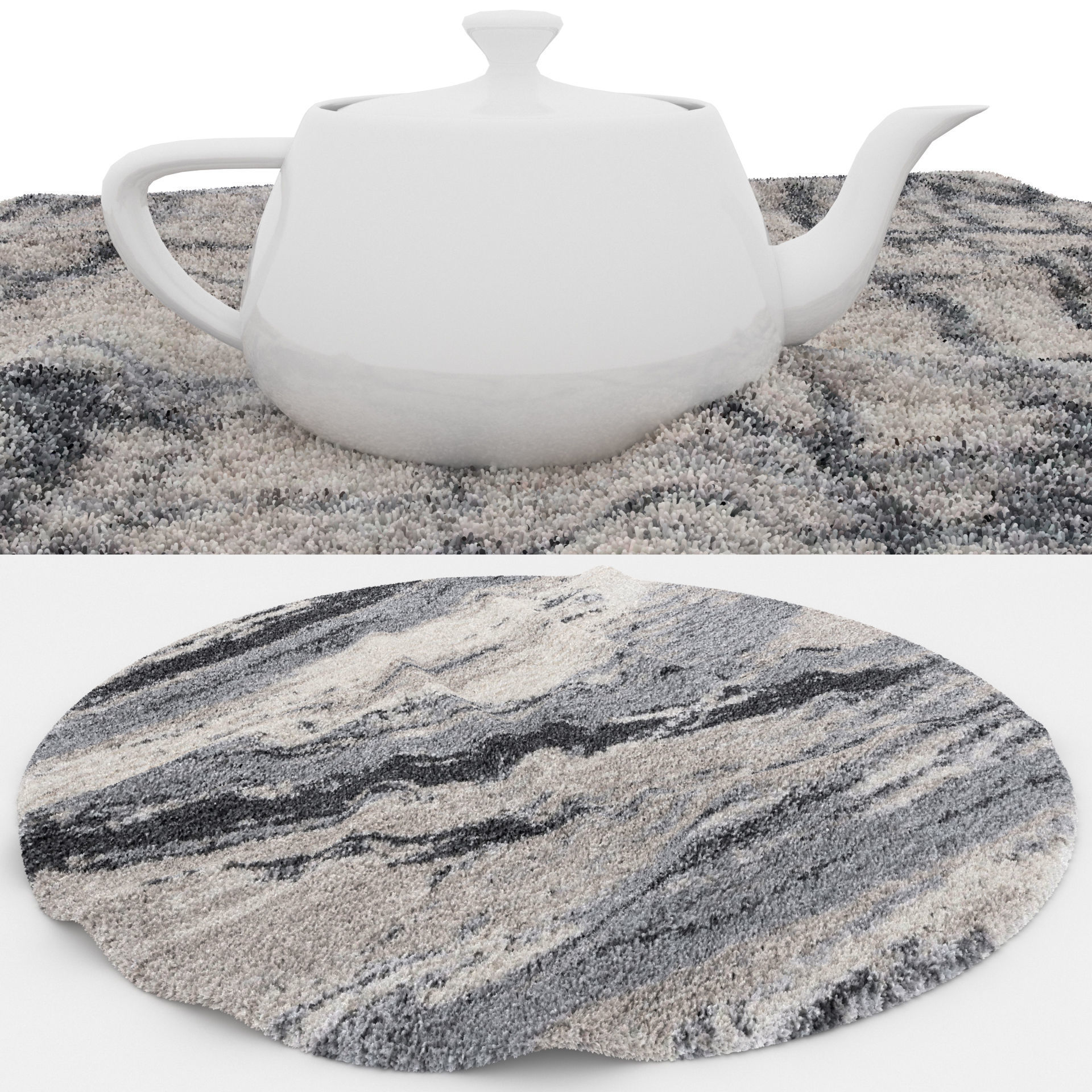 Rugs No 317 Low-poly 3D model_1