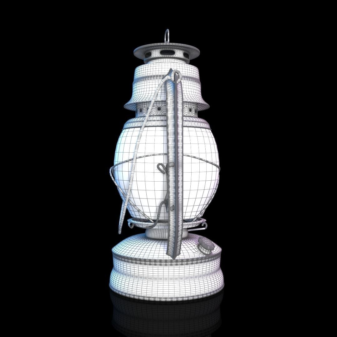 old lantern 3D model_5