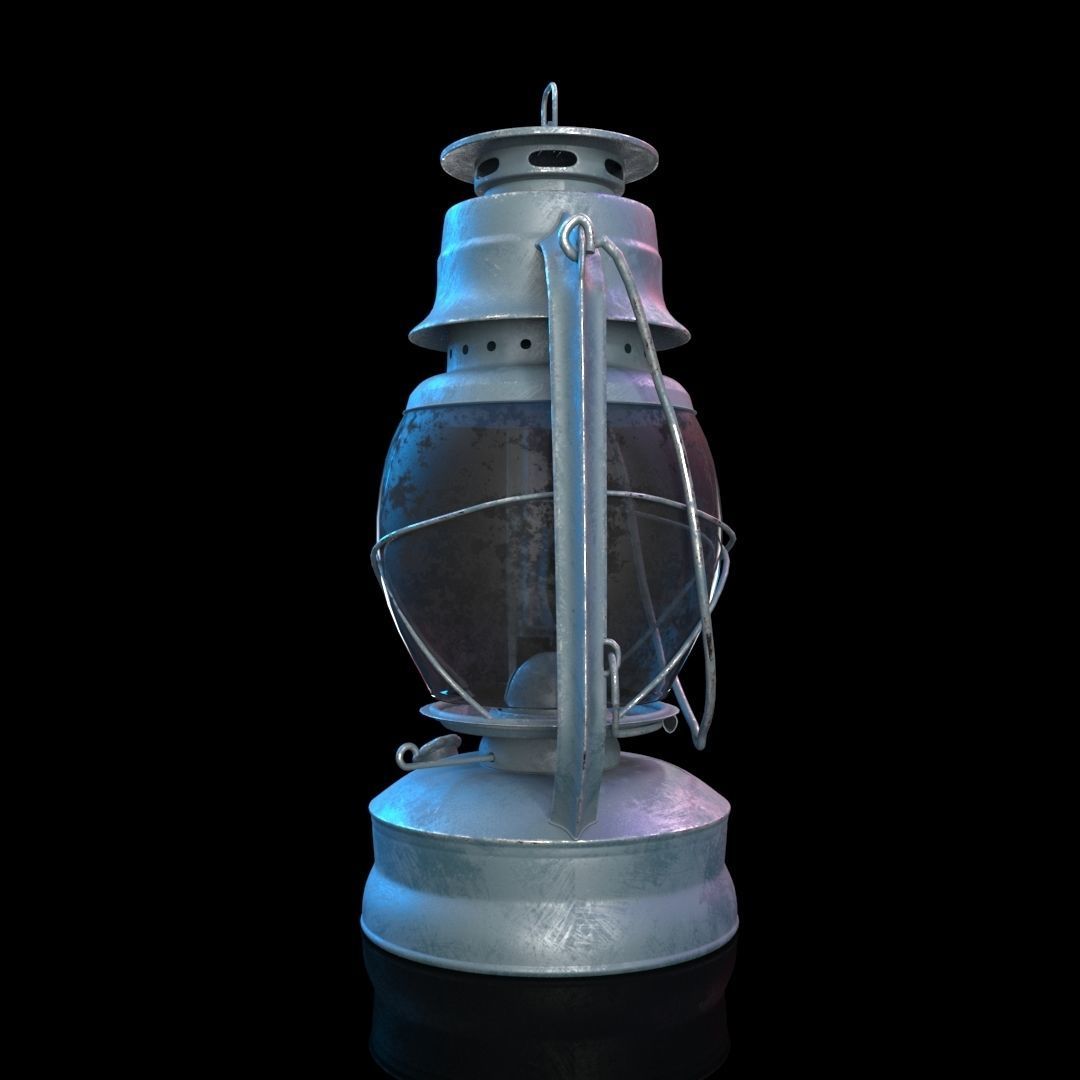 old lantern 3D model_1