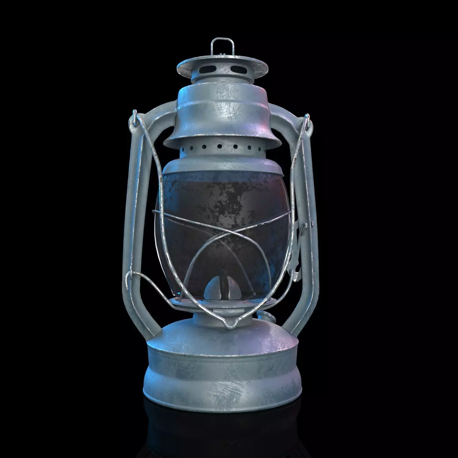 old lantern 3D model_0