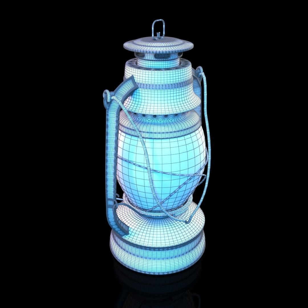 old lantern 3D model_6