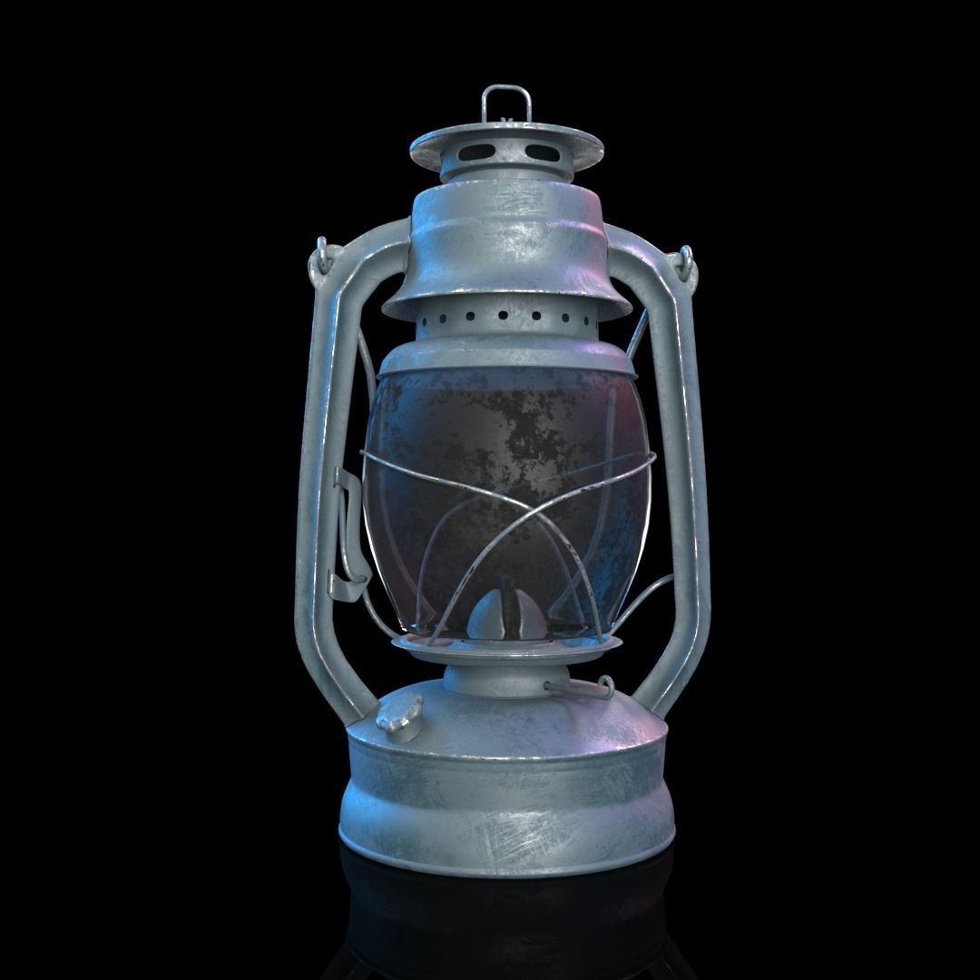 old lantern 3D model_2