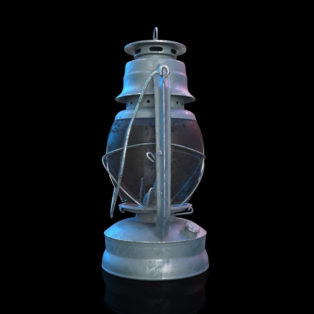 old lantern 3D model_3