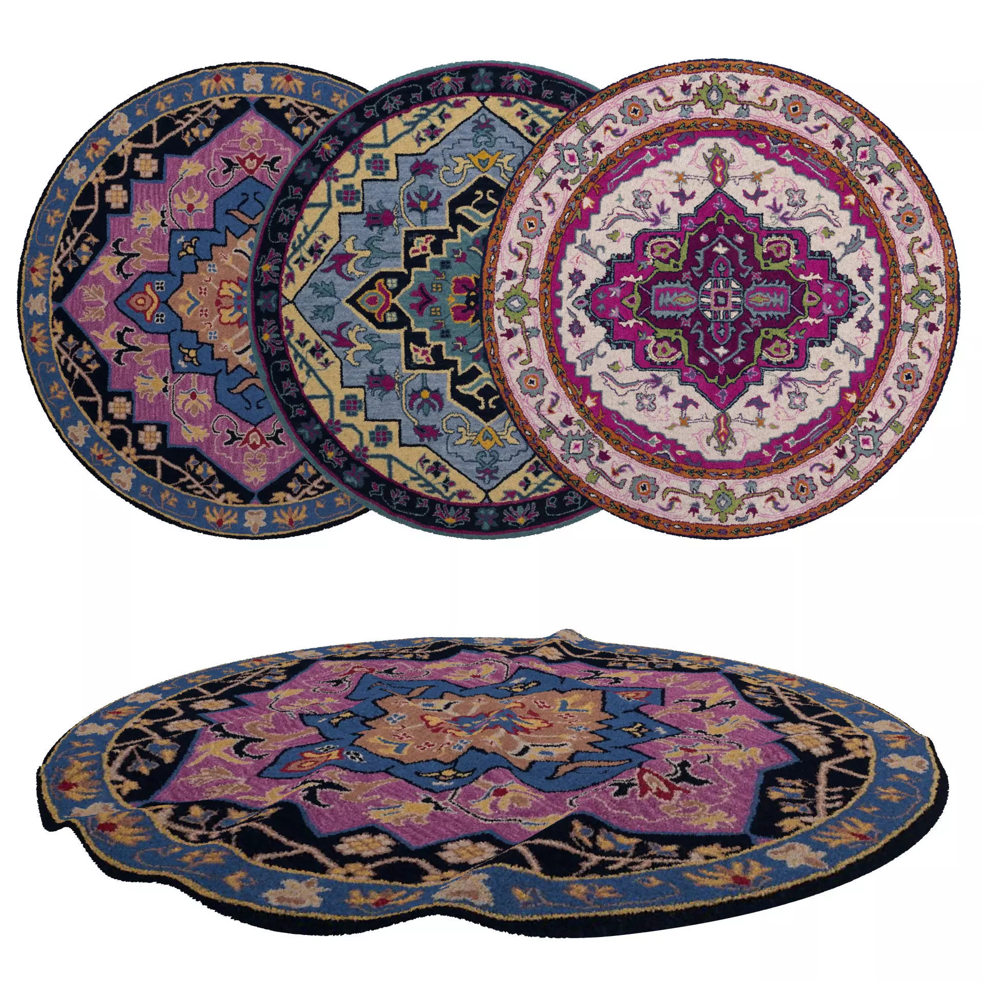 Rugs No 318 Low-poly 3D model