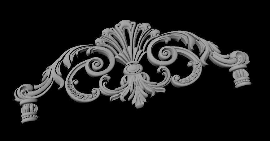 dekor ornament 3D model_1