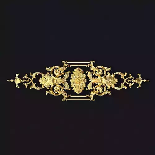 Central decor ornament for furniture