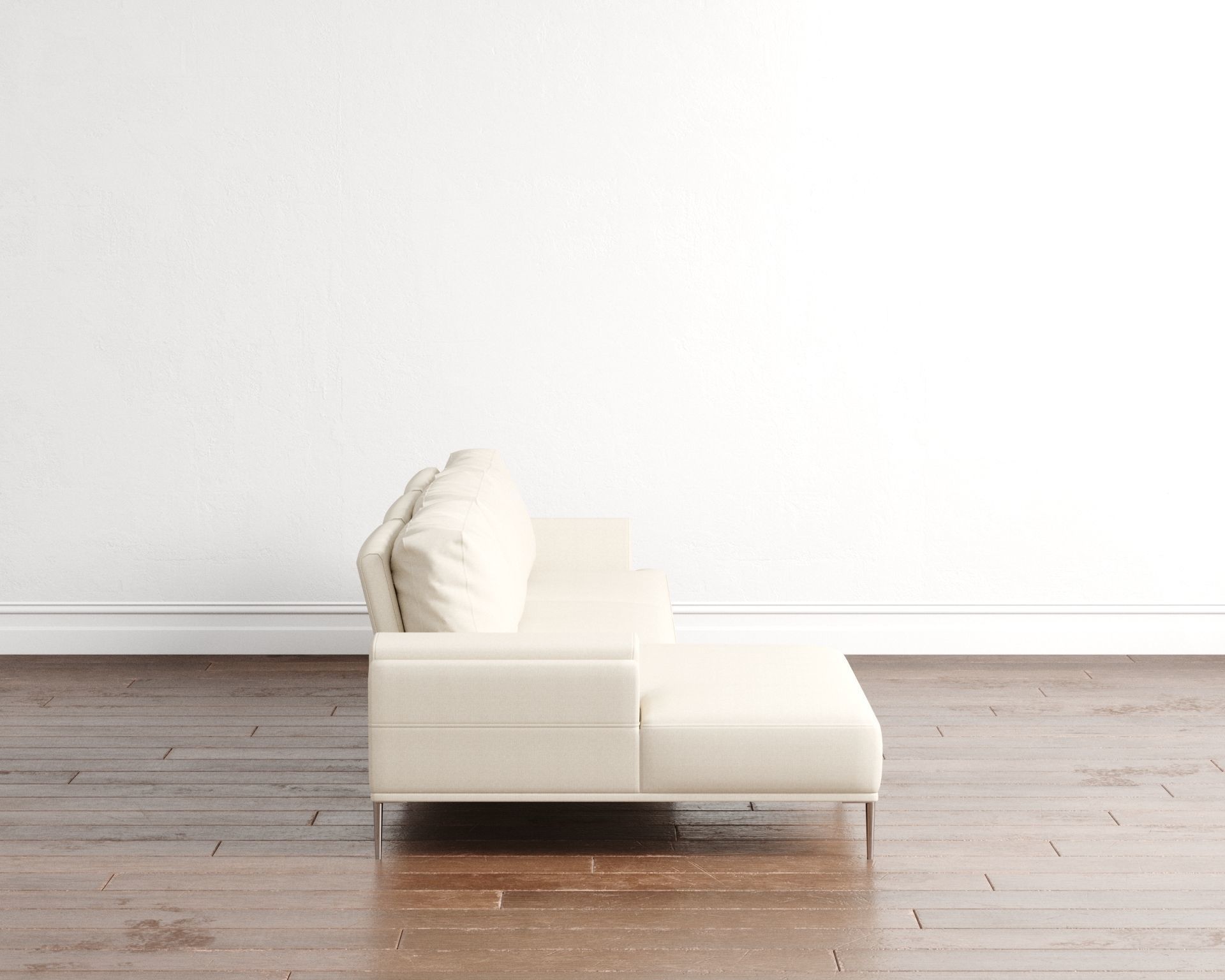 Couch 2 leather sectional sofa 3D model_3