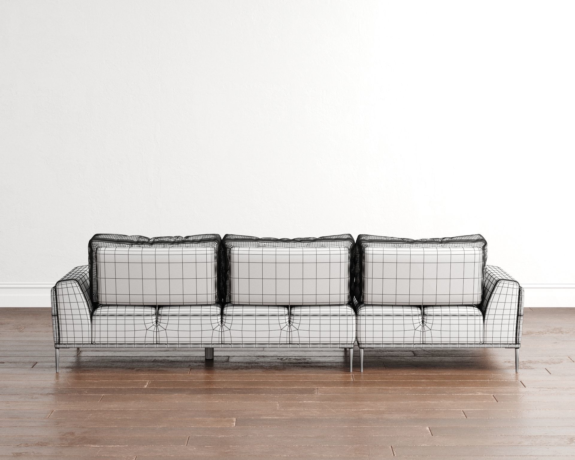 Couch 2 leather sectional sofa 3D model_10