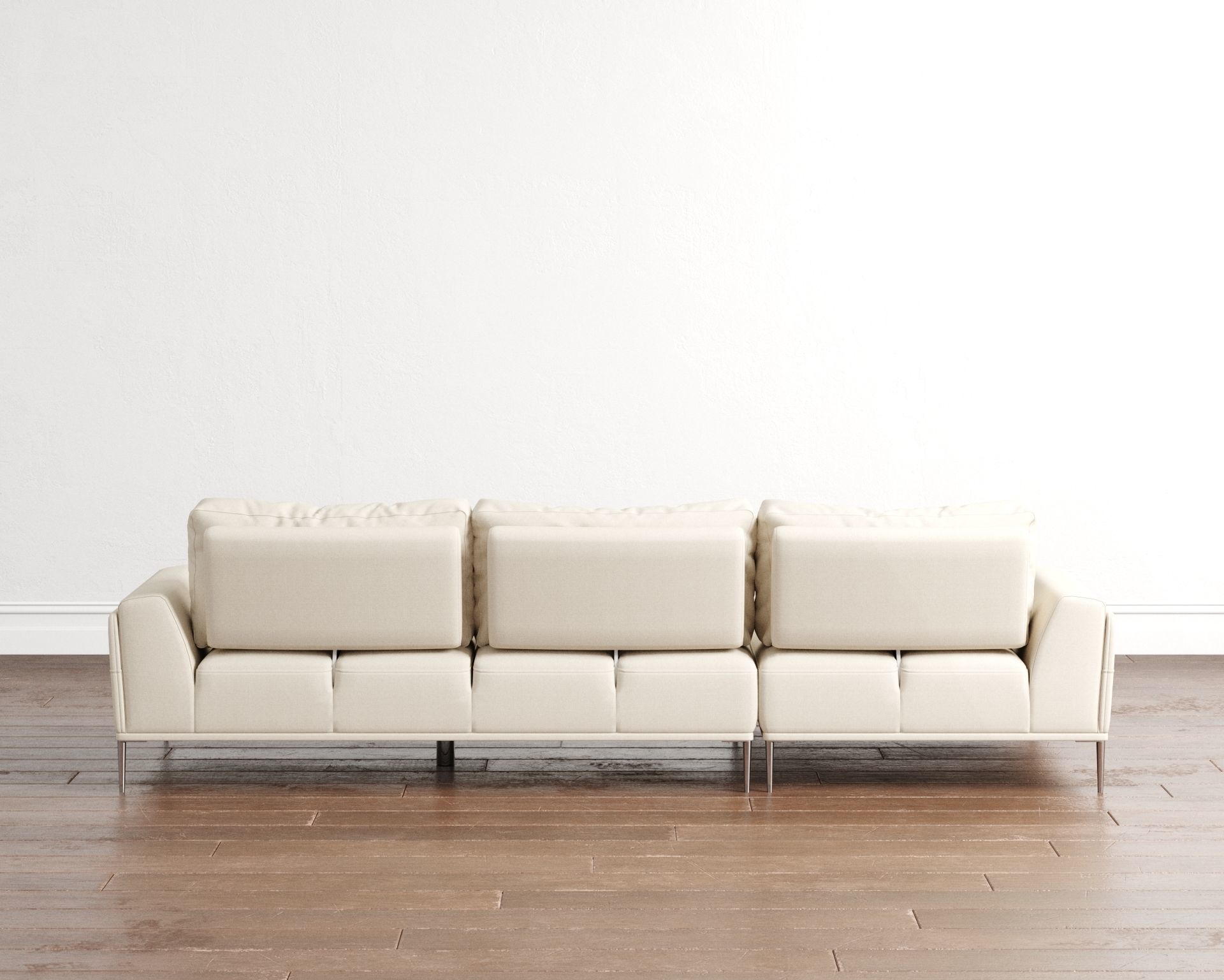 Couch 2 leather sectional sofa 3D model_5