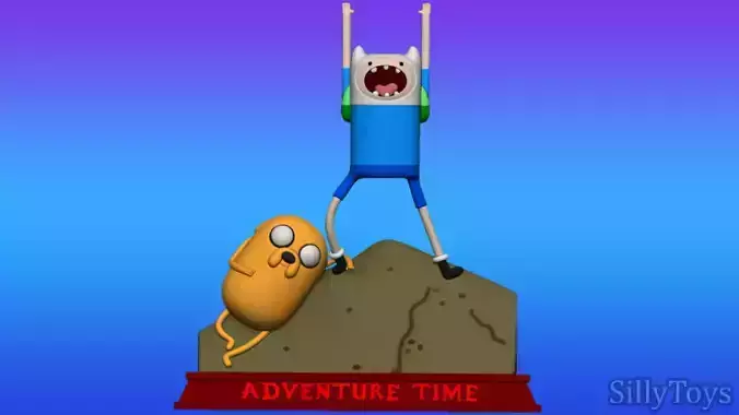 Adventure Time Opening Diorama 3D print model