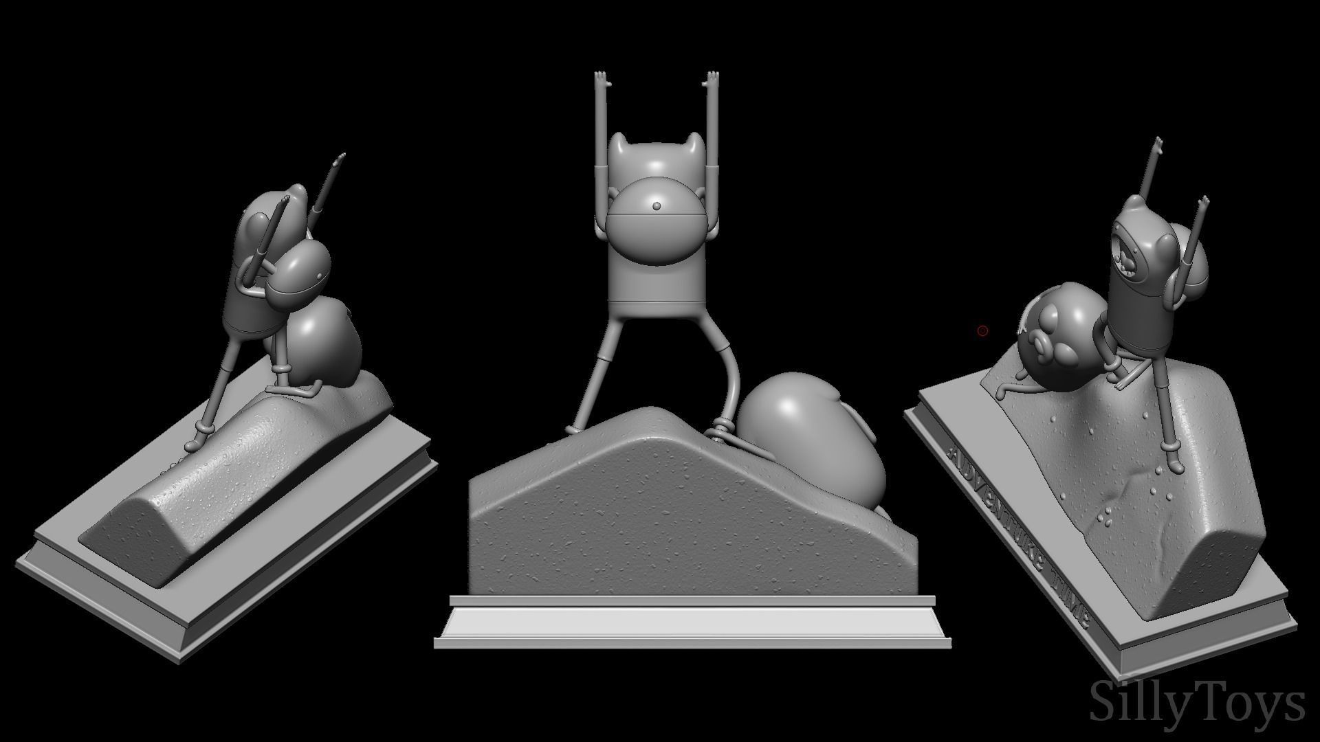 Adventure Time Opening Diorama 3D print model_7