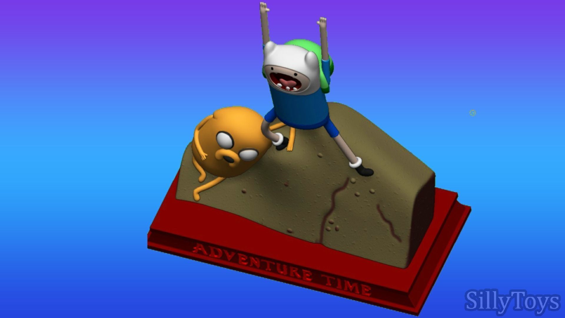 Adventure Time Opening Diorama 3D print model_5