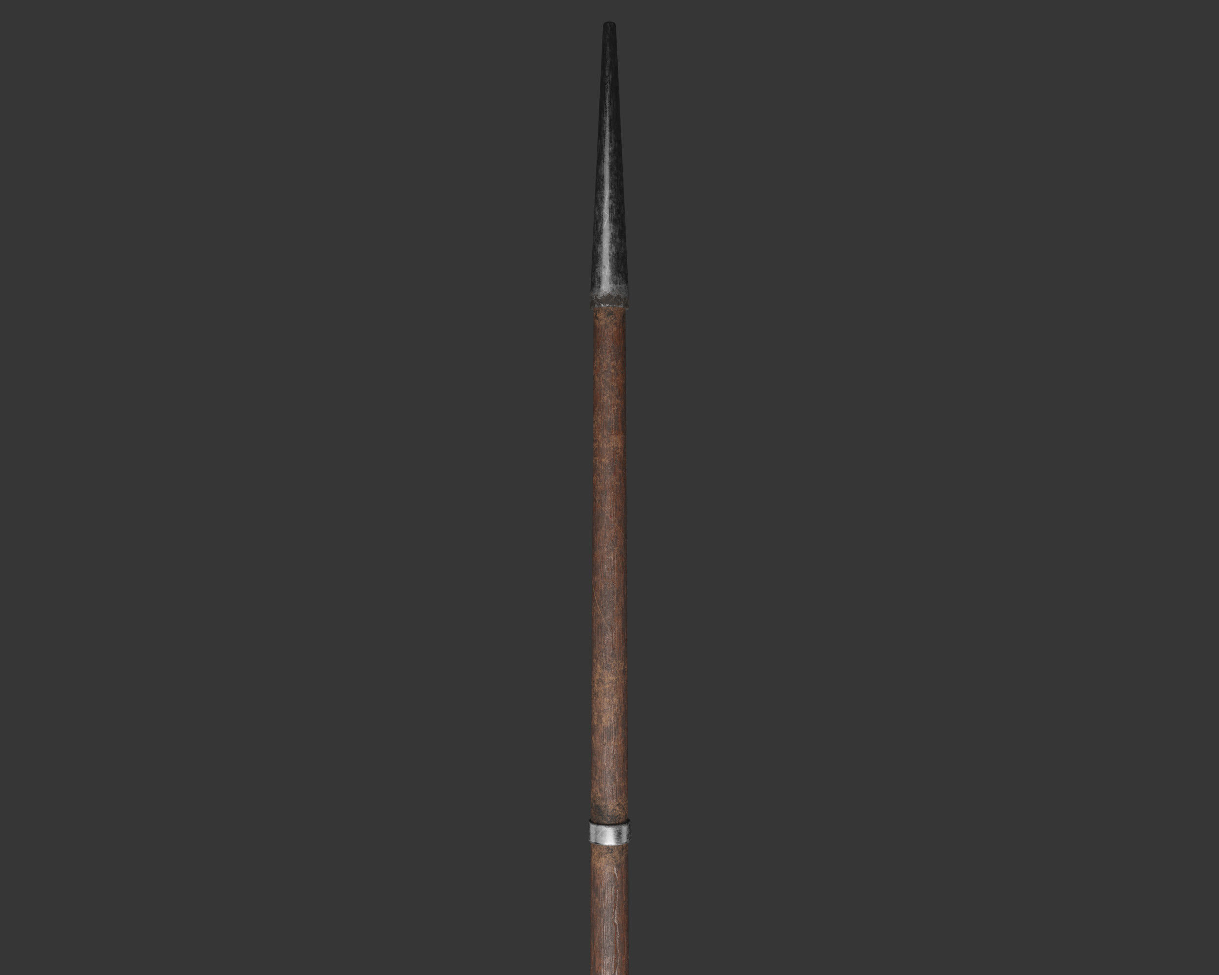 Medieval Common Weapon Lance Low-poly 3D model_9