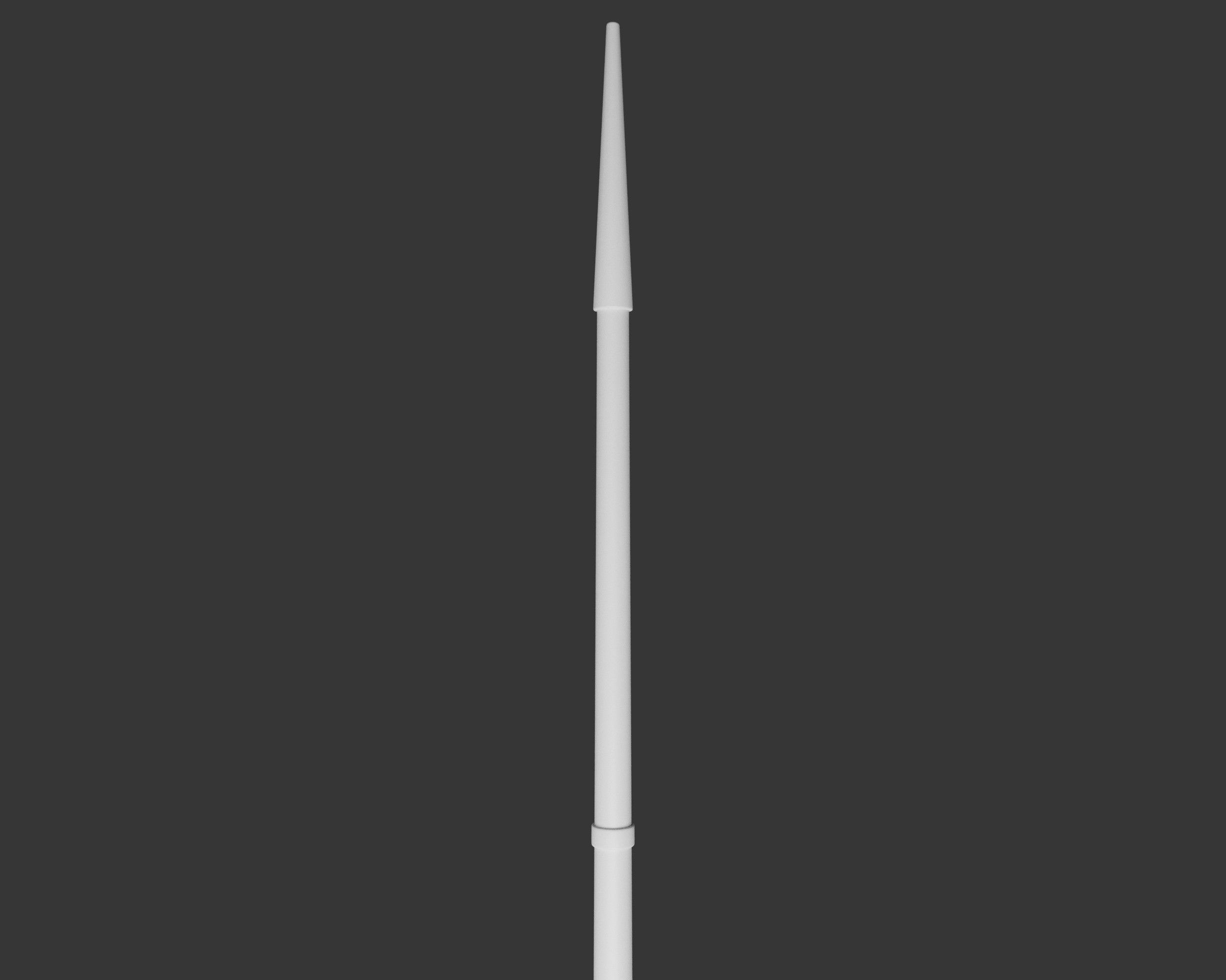 Medieval Common Weapon Lance Low-poly 3D model_10
