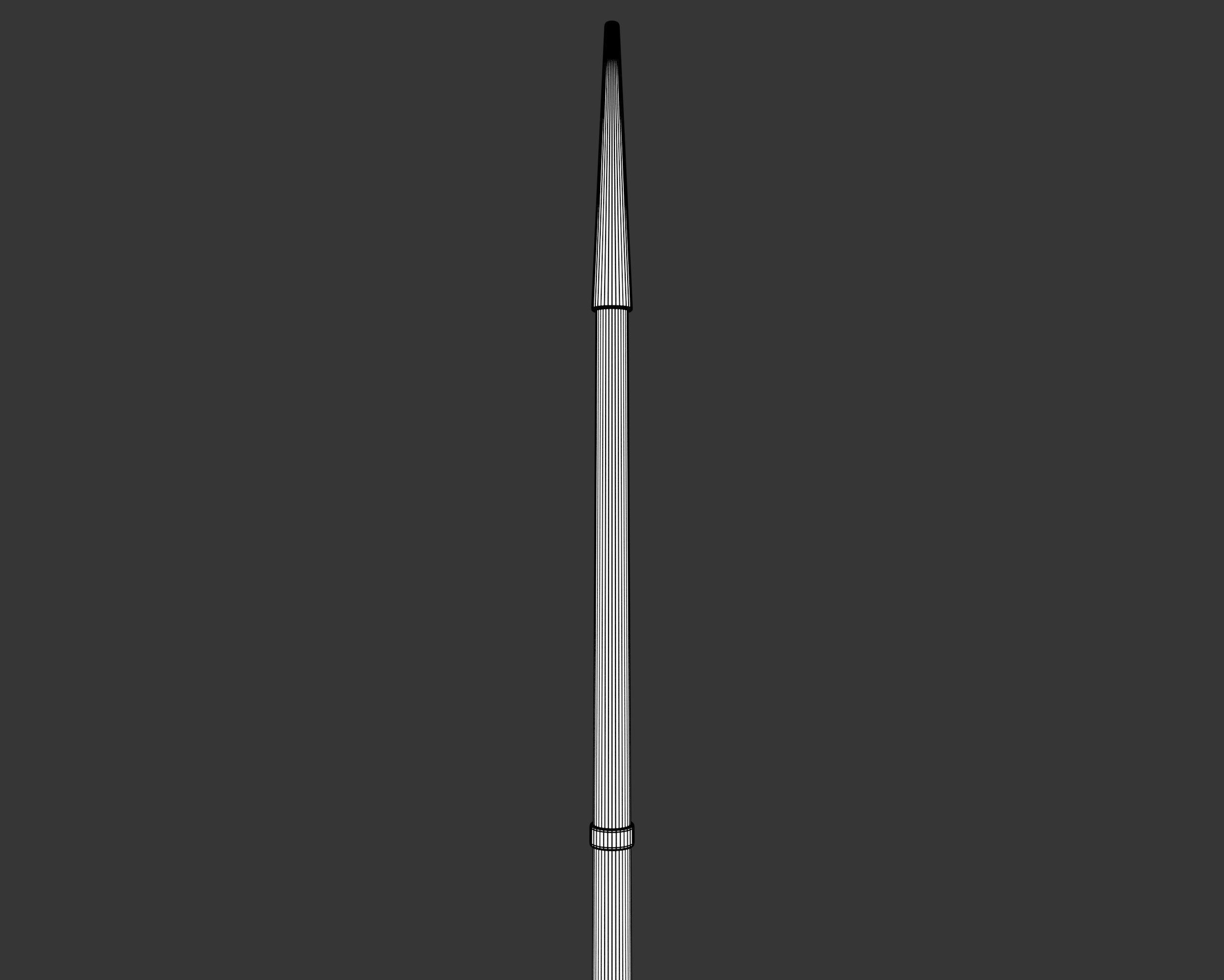 Medieval Common Weapon Lance Low-poly 3D model_11