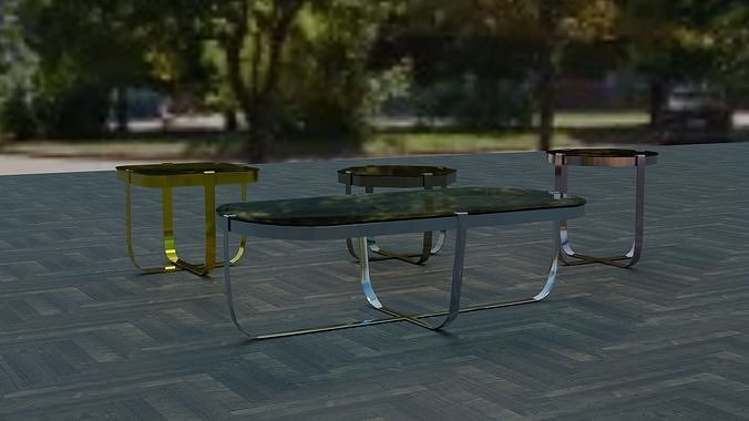 3d model of a coffee table 3D model
