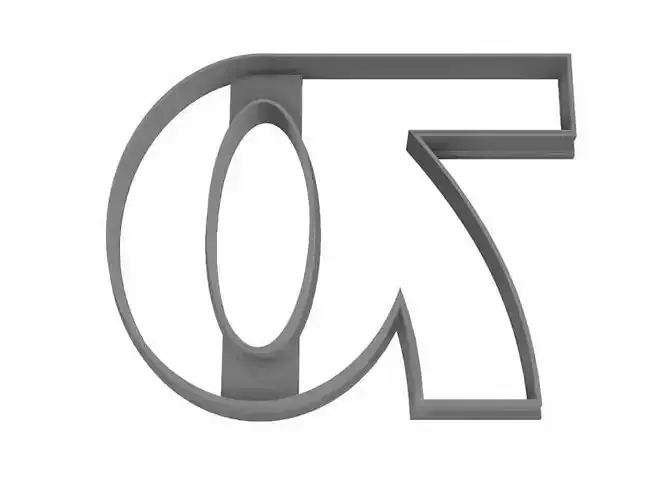 0250 Number 70 cookie cutter