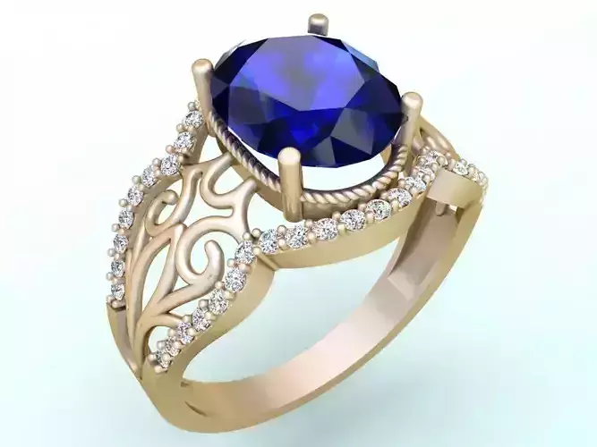 Gemstone Rings - Oval stone ring - Womens Rings