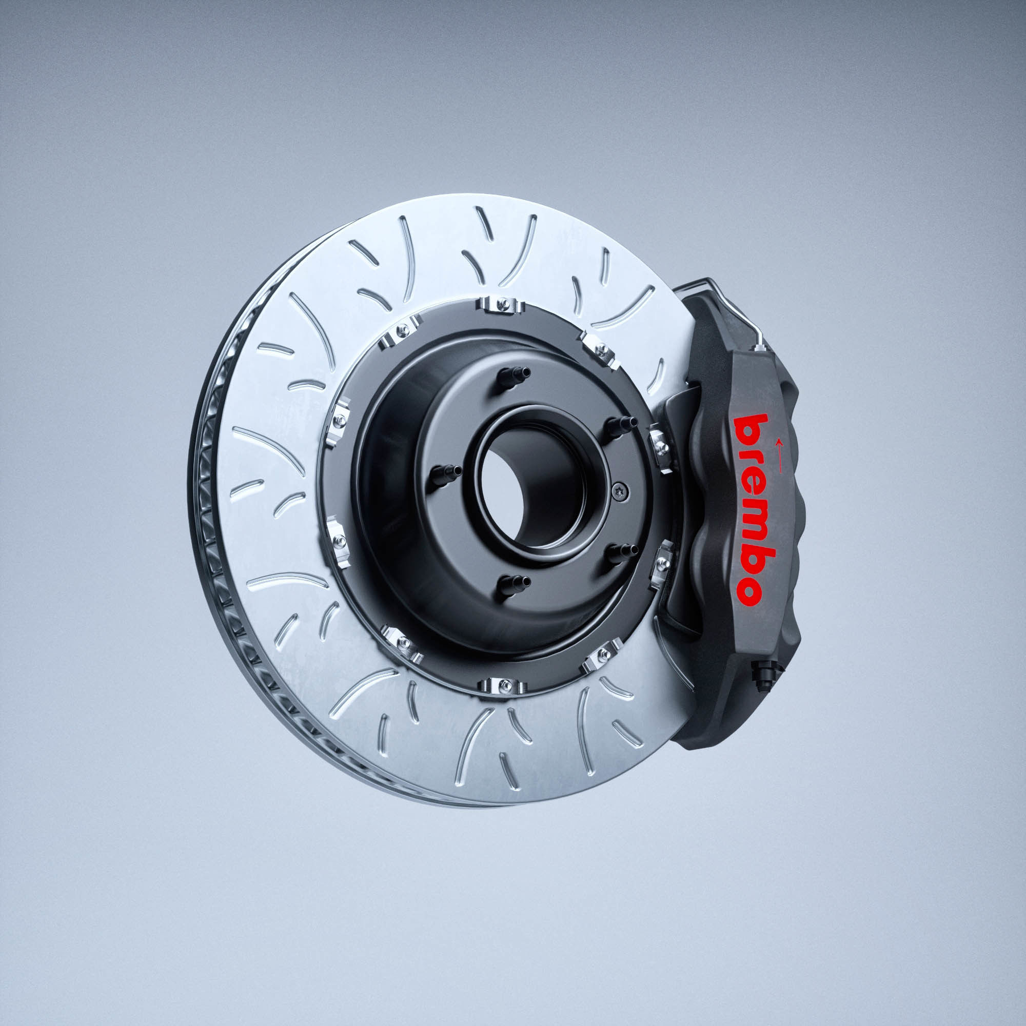 HIGH PERFORMANCE BIG BRAKE KIT  Low-poly 3D model_3