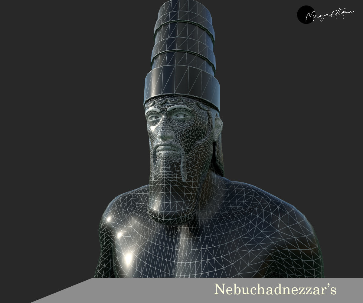 Nebuchadnezzar Dream Statue 3D model_6
