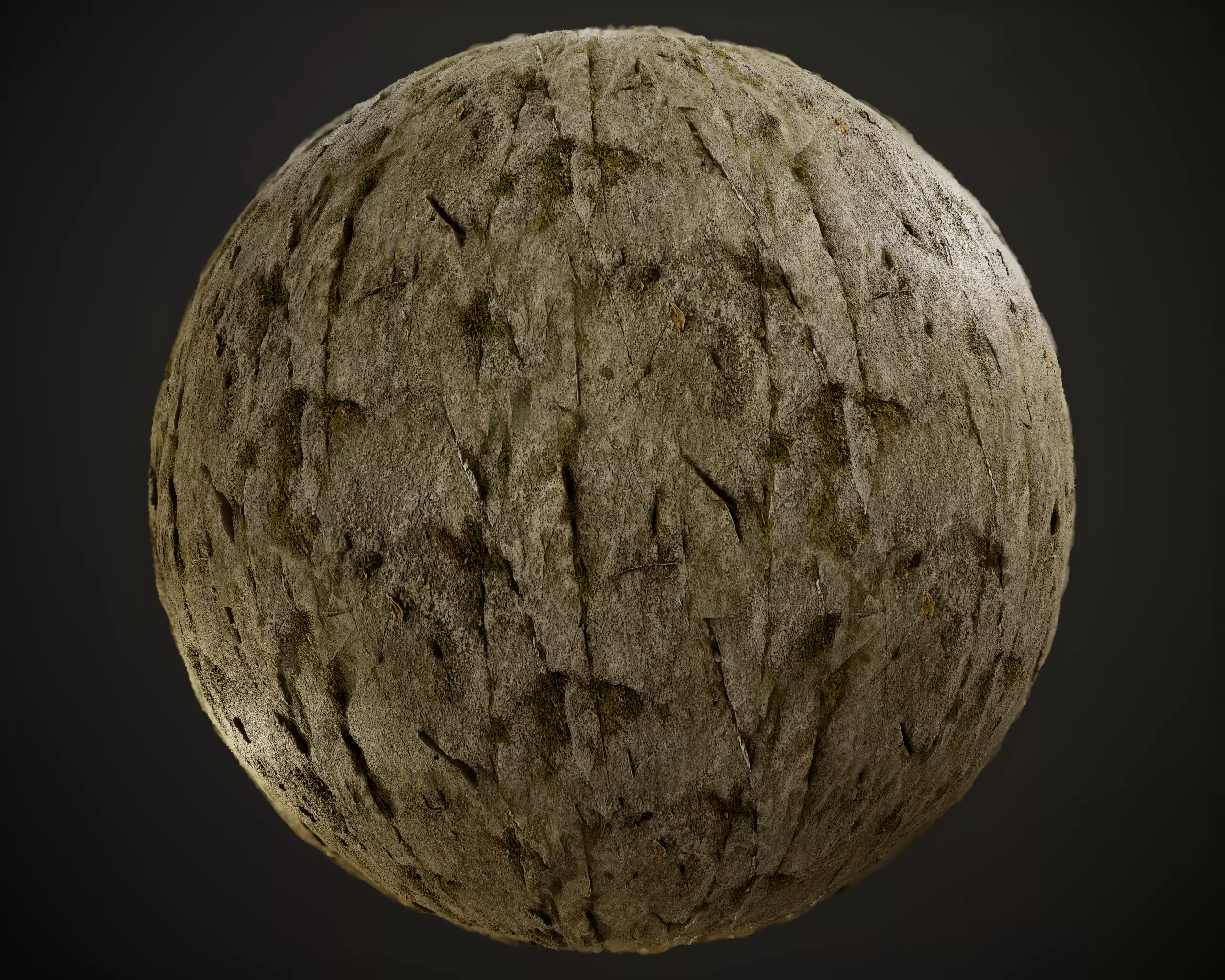 Mossy Stone Seamless PBR Texture Texture_0