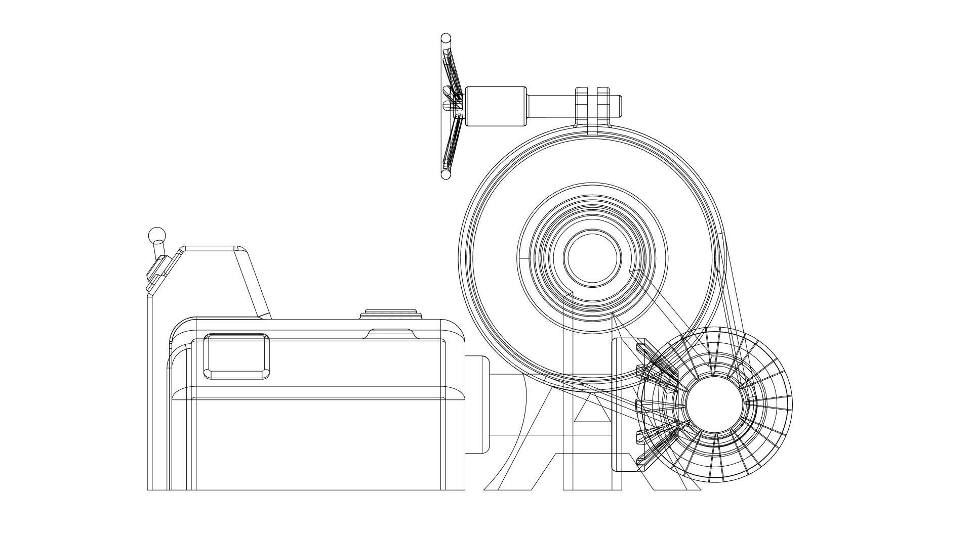 3d printable ship double mooring winch 3D print model_4