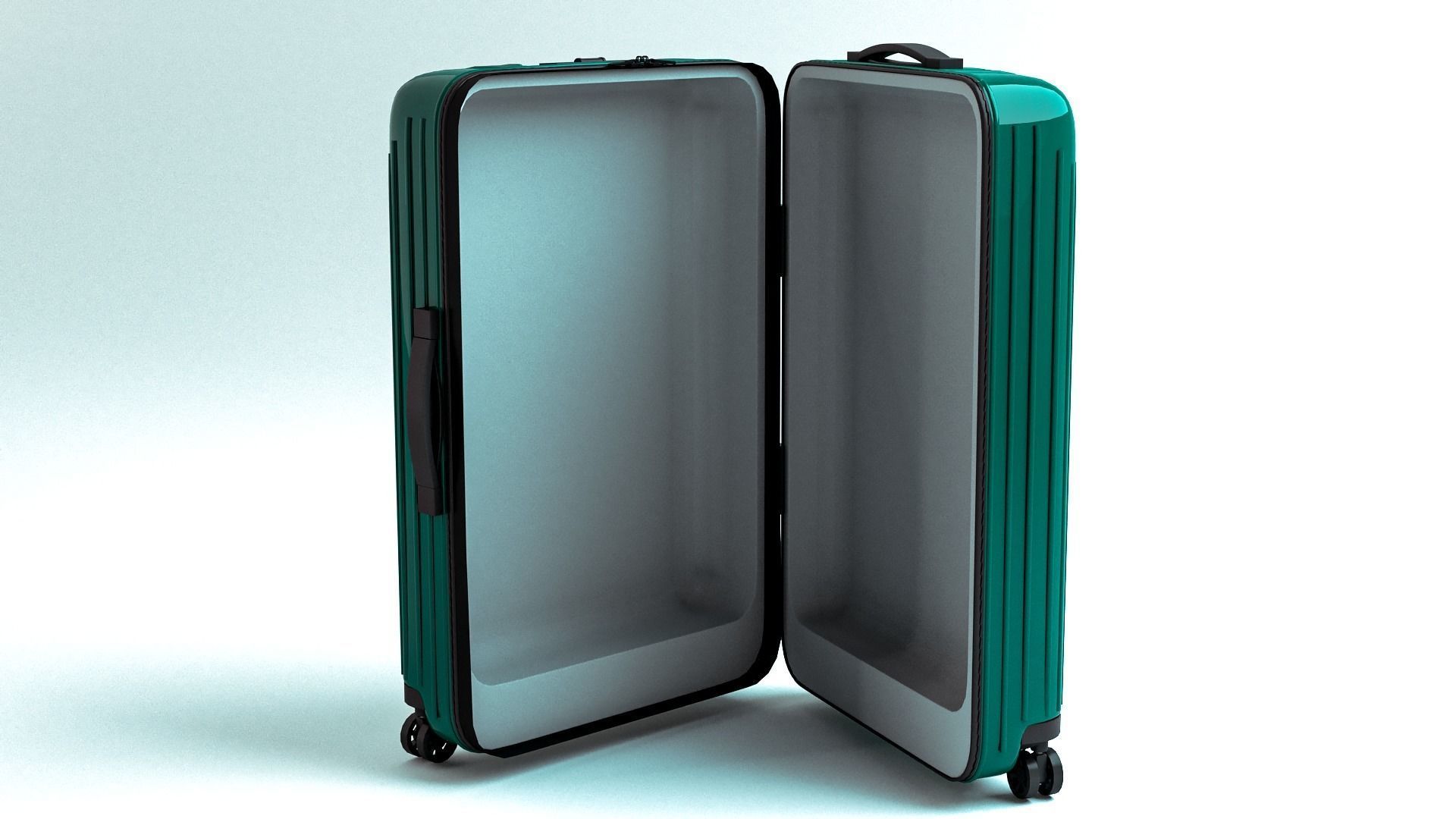 RIMOWA Essential Lite luggage suitcase  Low-poly 3D model_11