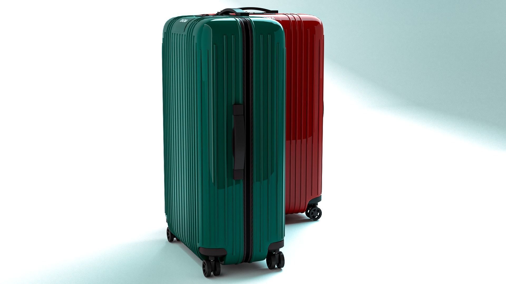 RIMOWA Essential Lite luggage suitcase  Low-poly 3D model_1