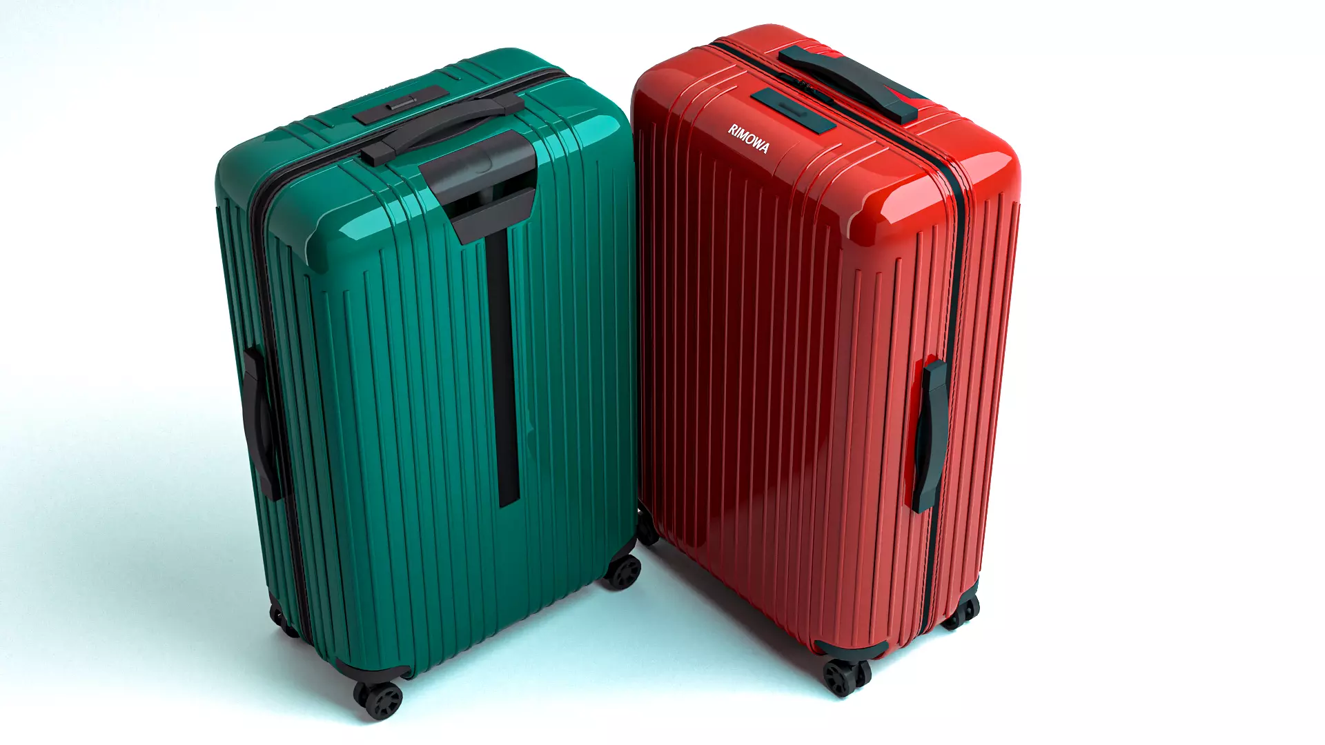 RIMOWA Essential Lite luggage suitcase  Low-poly 3D model_0