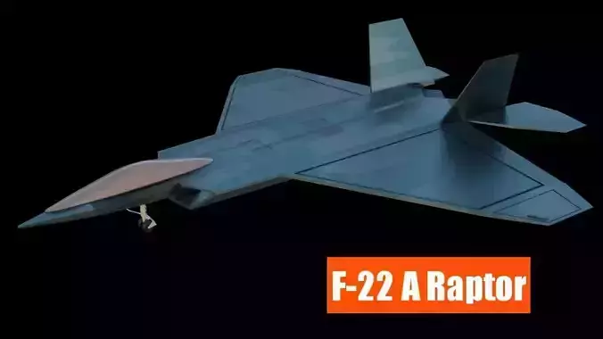 Jet aircraft 3d model 3D model