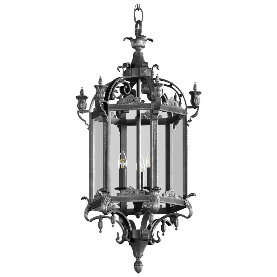 Streetlight Pendant Restoration Hardware 3D model_1