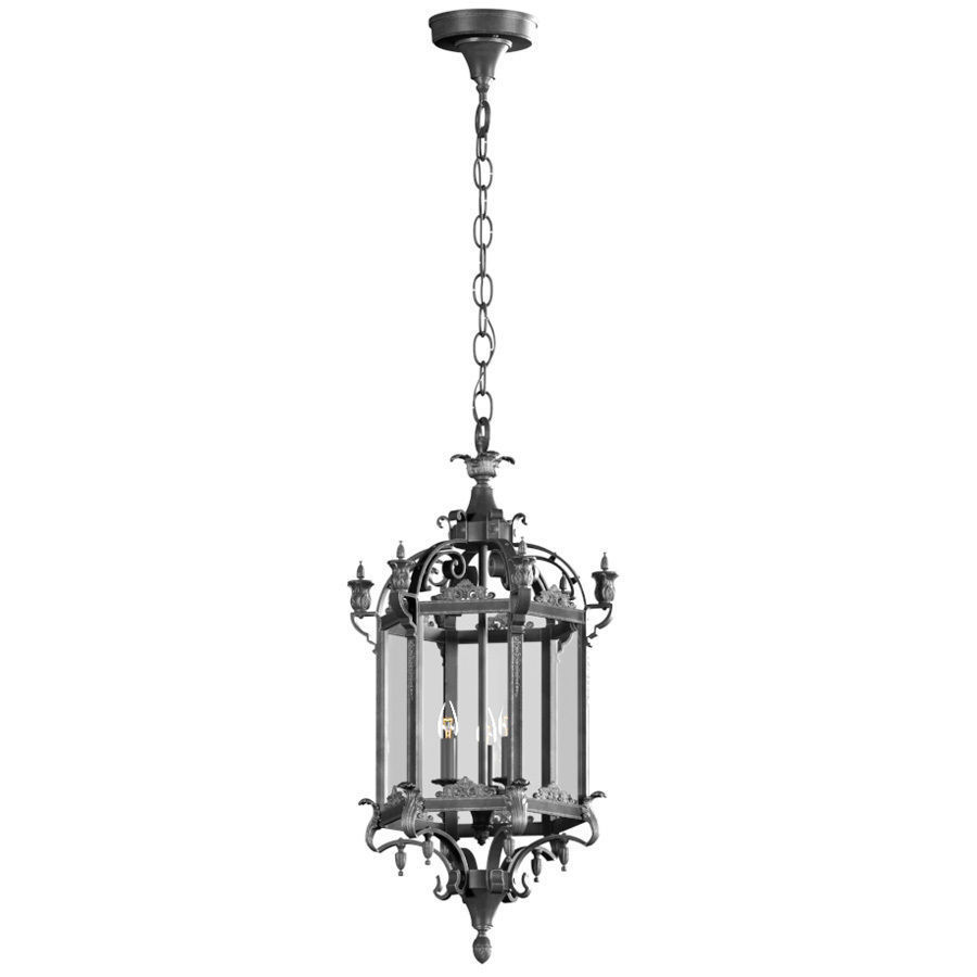 Streetlight Pendant Restoration Hardware 3D model_2