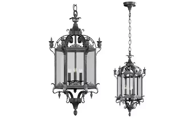 Streetlight Pendant Restoration Hardware 3D model Streetlight Pendant Restoration Hardware 3D model