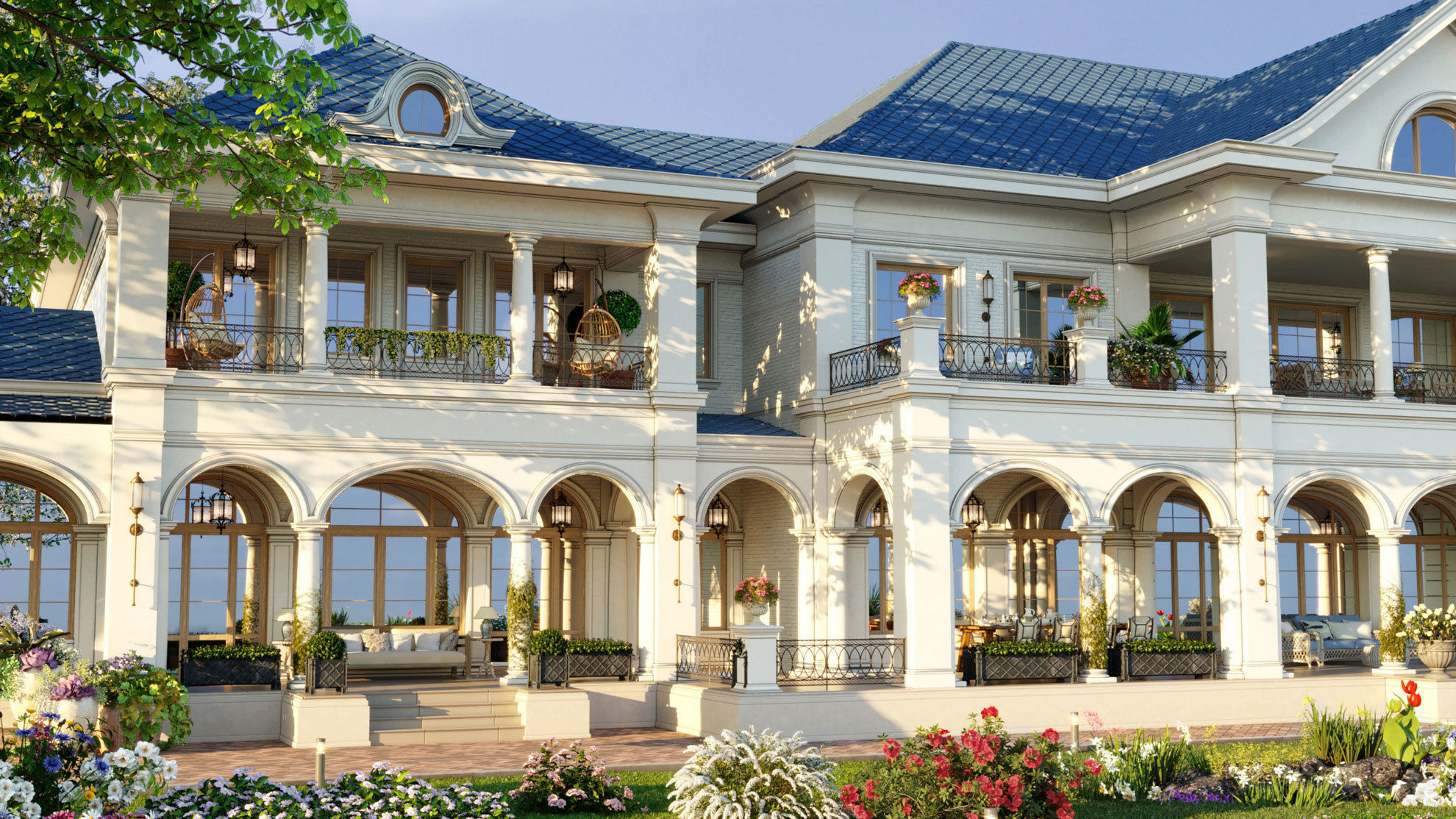 Streetlight Pendant Restoration Hardware 3D model_8