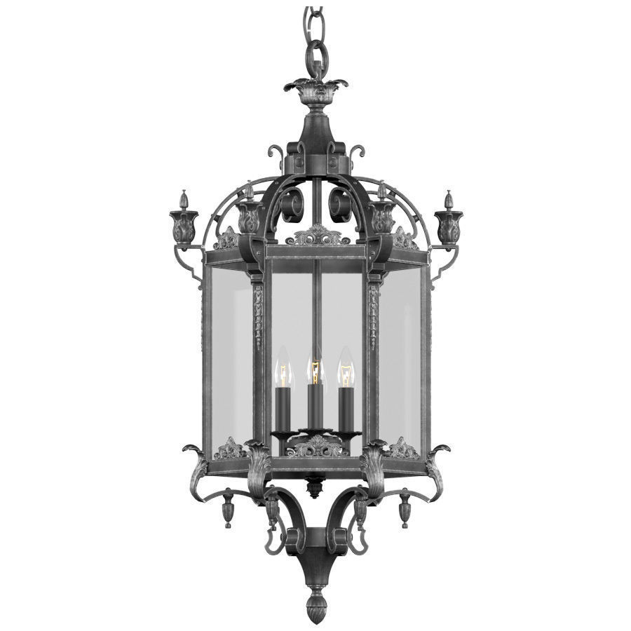 Streetlight Pendant Restoration Hardware 3D model_3
