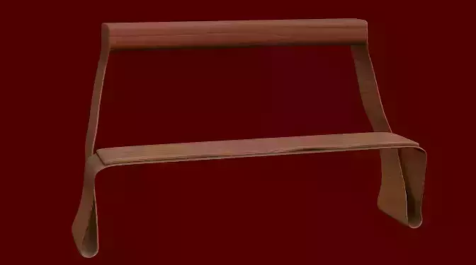 AliensBench wooden chair