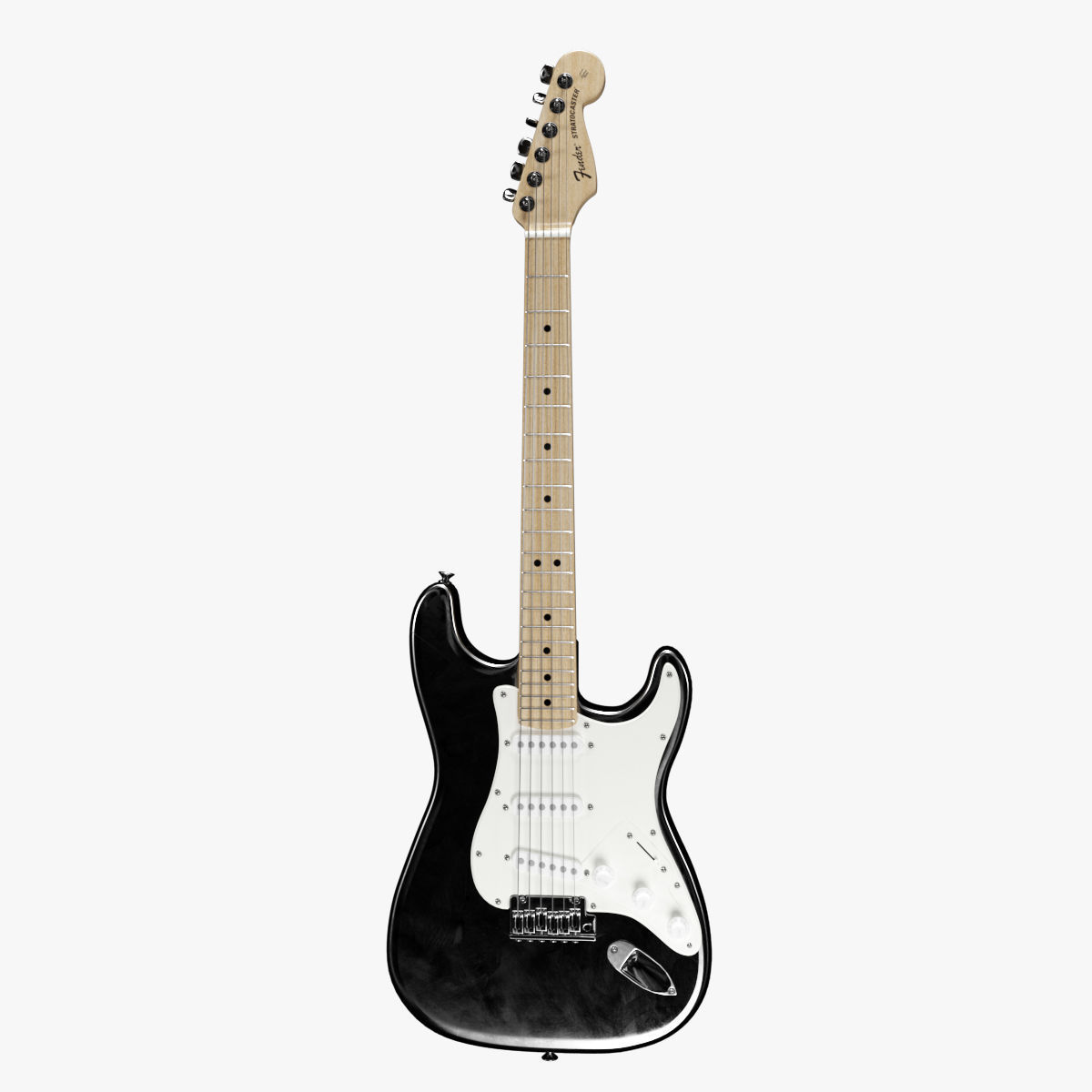 Electroguitar Fender Stratocaster 3D model_9