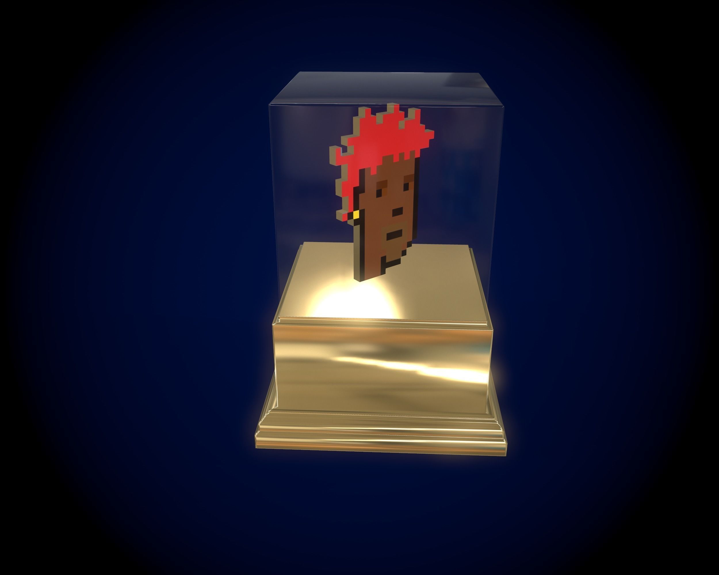 Gold Punk  3D model_9