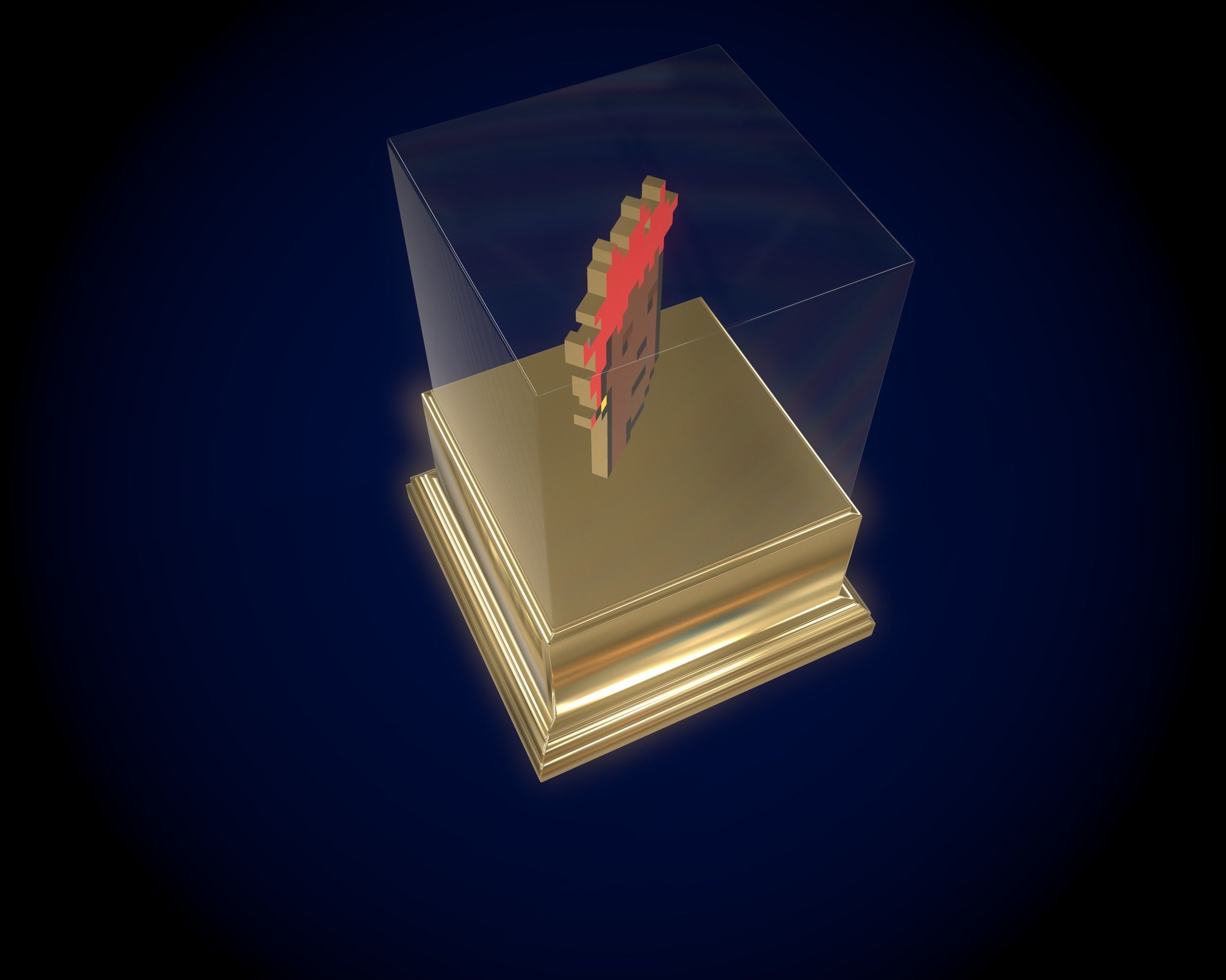 Gold Punk  3D model_10