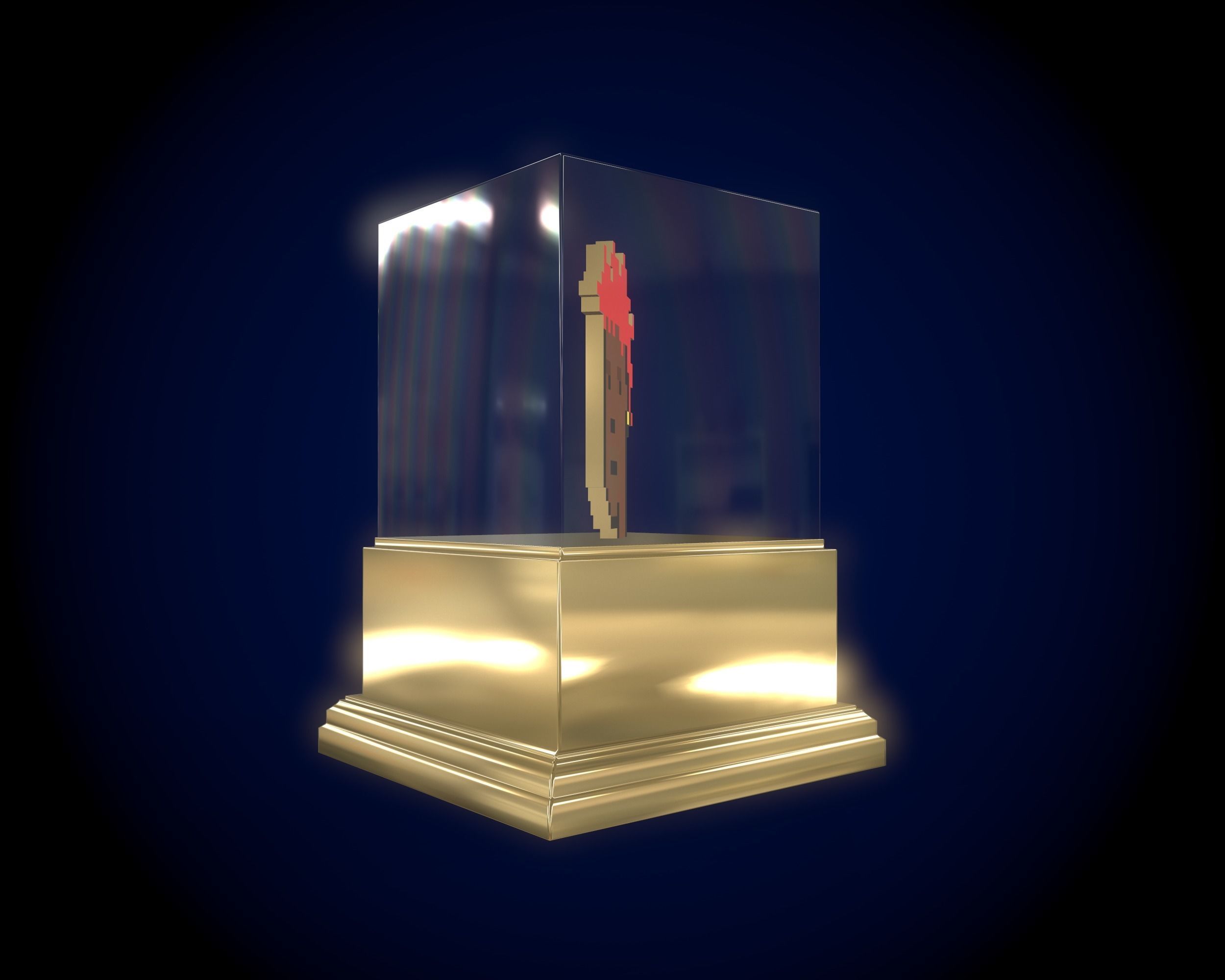 Gold Punk  3D model_5