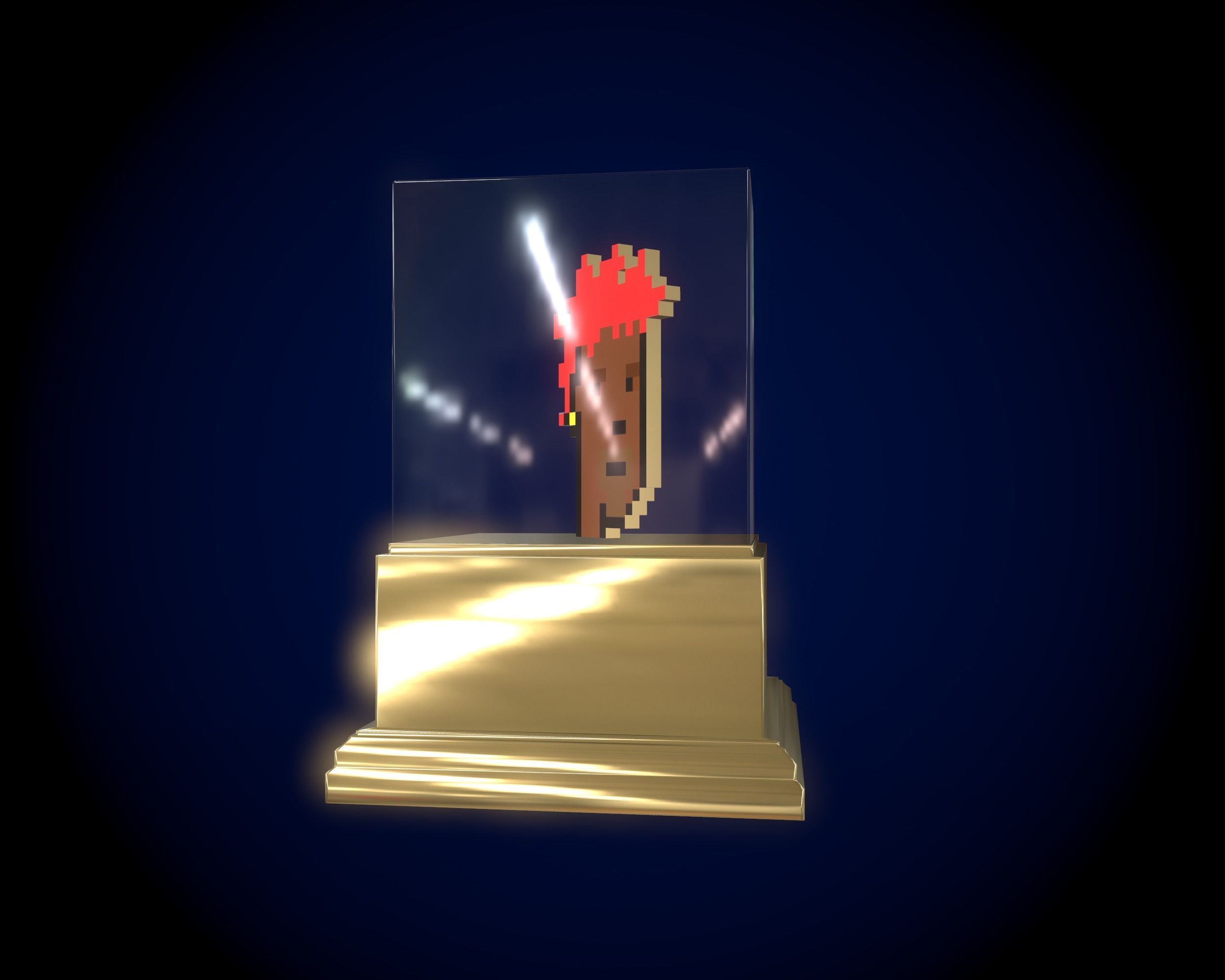 Gold Punk  3D model_6