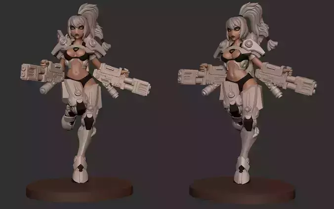 Shadowsun greater good anime figurine  3D print model