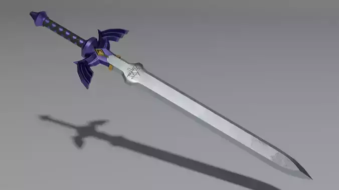 Master Sword Low-poly 3D model