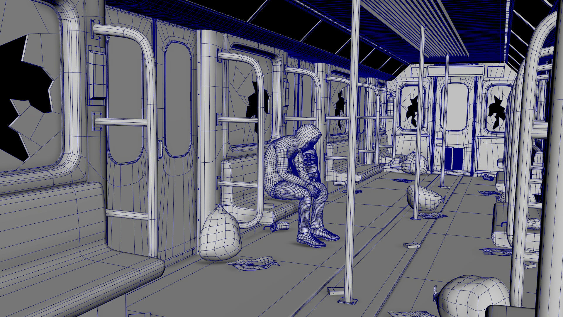 Abandoned Metro 3D model_6