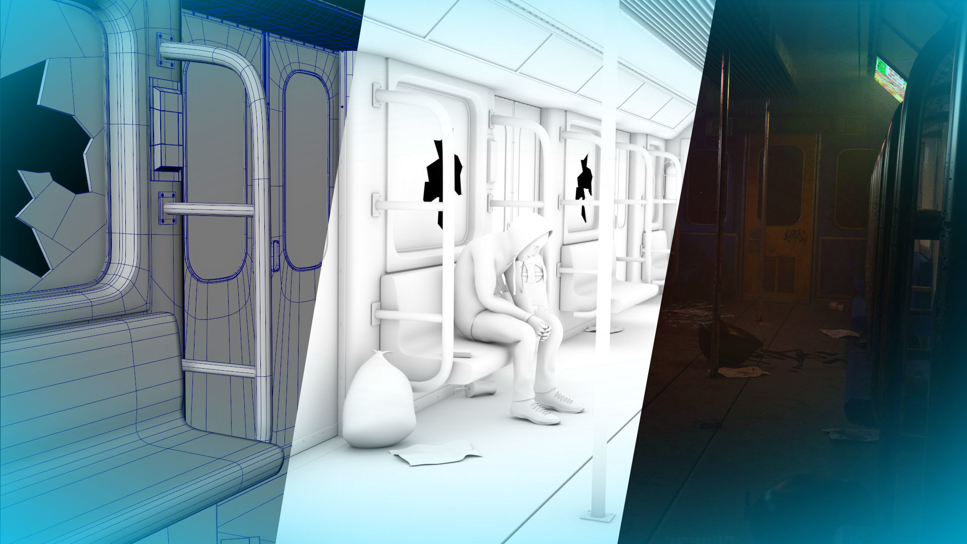 Abandoned Metro 3D model_3