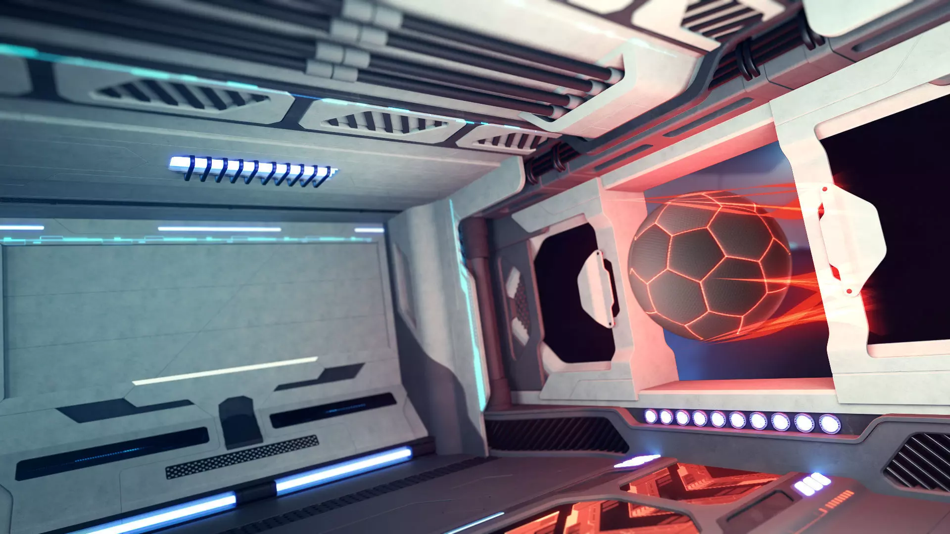 Broadcast Door Opening 3D model