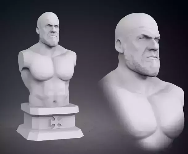 Triple H Bust - Current Version 3D print model