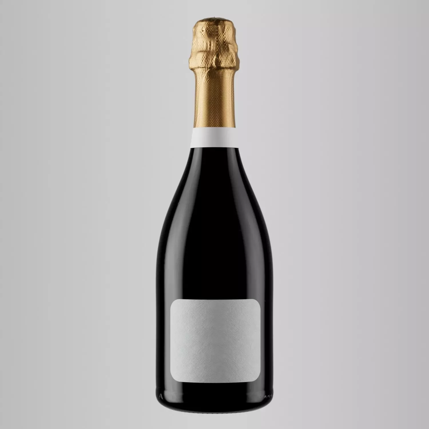 Sparkling Wine Photorealistic Bottle 3D Model Set 3D model