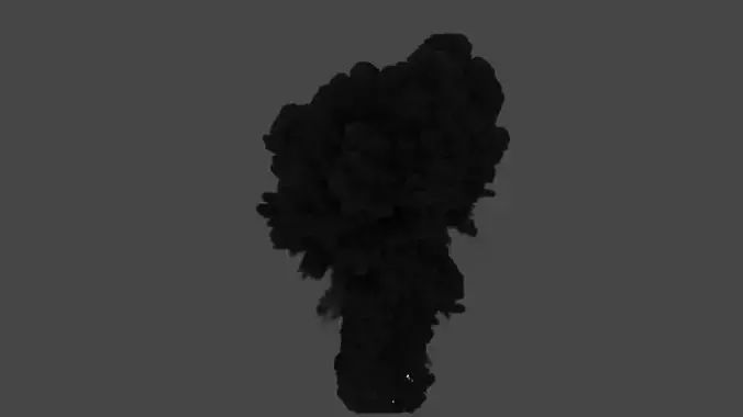 VDB Fire and smoke simulation 3D model
