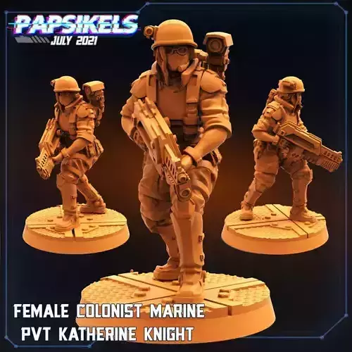 FEMALE COLONIST MARINE PVT KATHERINE KNIGHT